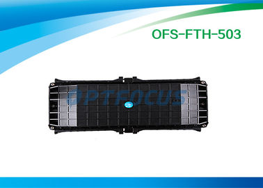 Max 96 cores Fiber Optic Enclosures 8 Port Horizontally Glue Seal  7300g - 9600g