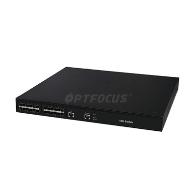 Factory OEM/ODM 24 Port Fiber Switch 24*1000M SFP+2*10/100/1000Base RJ45 Port for ISP