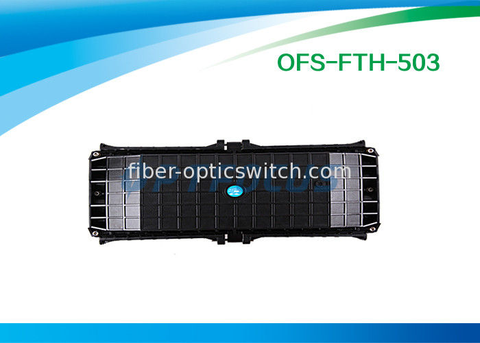 Max 96 cores Fiber Optic Enclosures 8 Port Horizontally Glue Seal  7300g - 9600g